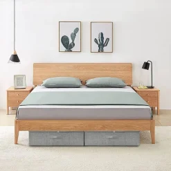 vidaXL Caja de almacenaje tela 70x40x18 cm Gris Outlet