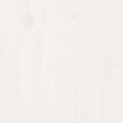 vidaXL Caja de almacenaje madera maciza de pino 80x40x45,5 cm Blanco Best