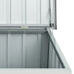 vidaXL Caja de almacenaje para jardín 109x67x65 cm Gris