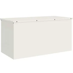 vidaXL Productos Del Hogar-Caja de Almacenamiento Exterior 100 x 50,5 x 50 cm Acero