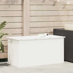 vidaXL Productos Del Hogar-Caja de Almacenamiento Exterior 100 x 50,5 x 50 cm Acero