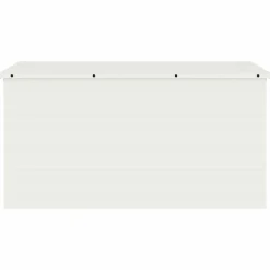 vidaXL Productos Del Hogar-Caja de Almacenamiento Exterior 100 x 50,5 x 50 cm Acero