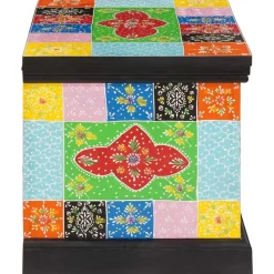 vidaXL Armarios Y Almacenamiento-Caja de Almacenamiento Multicolor 60 x 40 x 40 cm