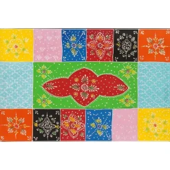 vidaXL Armarios Y Almacenamiento-Caja de Almacenamiento Multicolor 60 x 40 x 40 cm