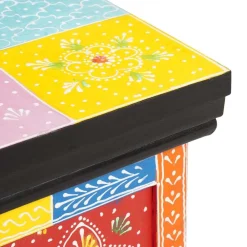 vidaXL Armarios Y Almacenamiento-Caja de Almacenamiento Multicolor 60 x 40 x 40 cm