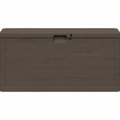 vidaXL Muebles De Jardín-Caja de almacenamiento de jardín 280 L marrón
