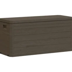 vidaXL Muebles De Jardín-Caja de almacenamiento de jardín 280 L marrón