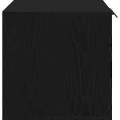vidaXL Caja de arena para gatos de , 60 x 40 x 40 cm, madera de ingeniería Roble negro Best
