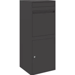 vidaXL Decoración-Caja de entrega de paquetes 41 x 38 x 103 cm Acero