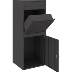 vidaXL Decoración-Caja de entrega de paquetes 41 x 38 x 103 cm Acero