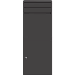 vidaXL Decoración-Caja de entrega de paquetes 41 x 38 x 103 cm Acero