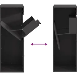 vidaXL Decoración-Caja de entrega de paquetes 41 x 38 x 103 cm Acero