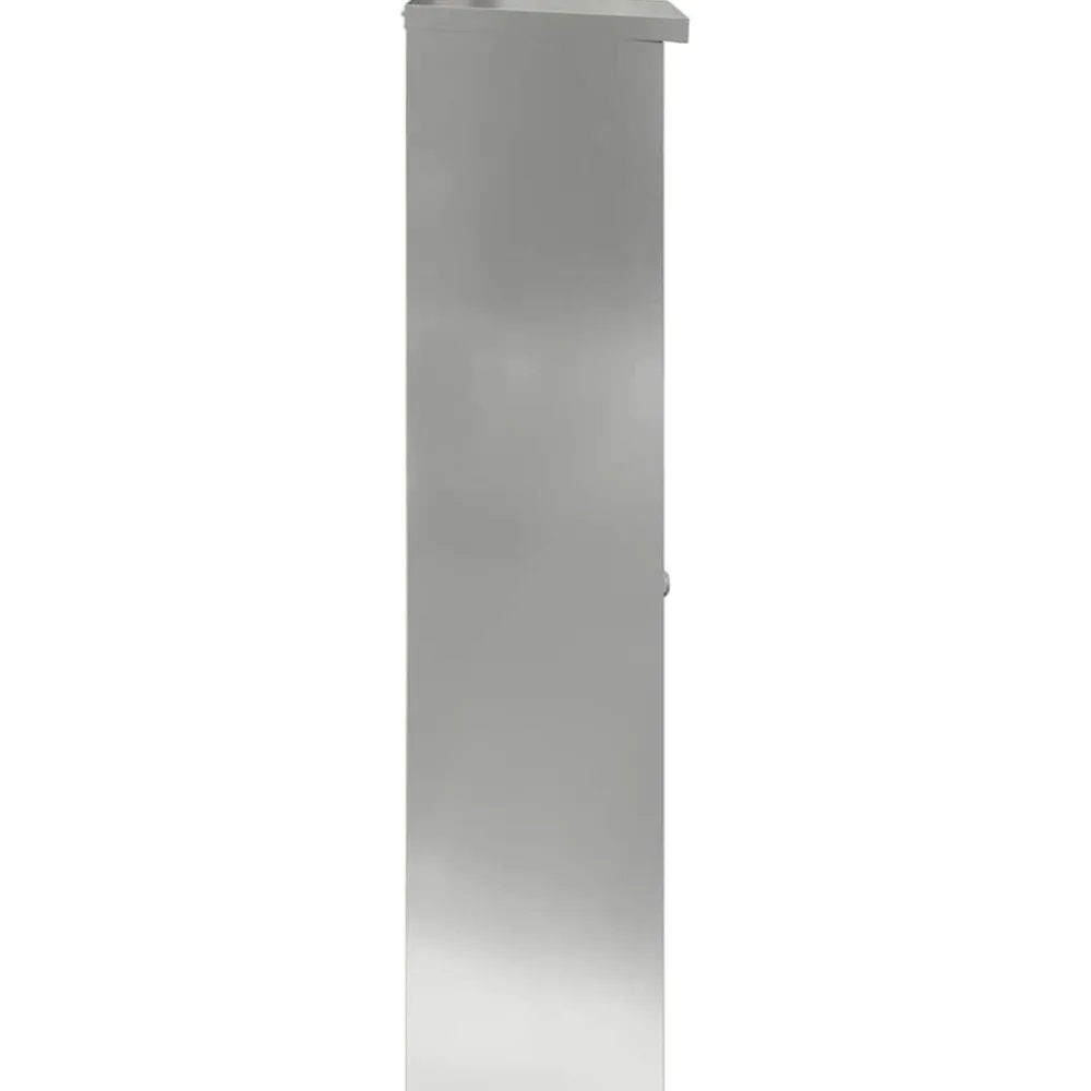 vidaXL Caja de entrega de paquetes Negro 44,5 x 29 x 110,5 cm Acero galvanizado New