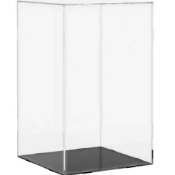 vidaXL Venta Al Por Menor-Caja expositora transparente de acrílico 14x14x22 cm