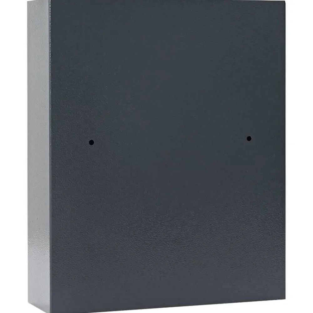 vidaXL Seguridad Empresarial Y Del Hogar-Caja fuerte digital Gris oscuro 30 x 10 x 36,5 cm Acero