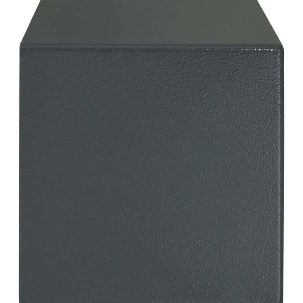 vidaXL Seguridad Empresarial Y Del Hogar-Caja fuerte digital Gris oscuro 31 x 20 x 20 cm Acero