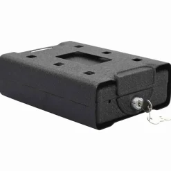 vidaXL Caja Fuerte para Auto con cerradura Negro 22 x 16 x 7 cm Acero Online