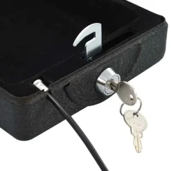 vidaXL Caja Fuerte para Auto con cerradura Negro 22 x 16 x 7 cm Acero Online