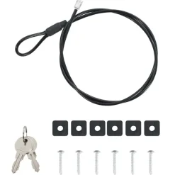 vidaXL Caja Fuerte para Auto con cerradura Negro 22 x 16 x 7 cm Acero Online
