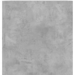 vidaXL Caja para discos de vinilo madera contrachapada gris 71x34x36cm Gris hormig&oacute;n Discount