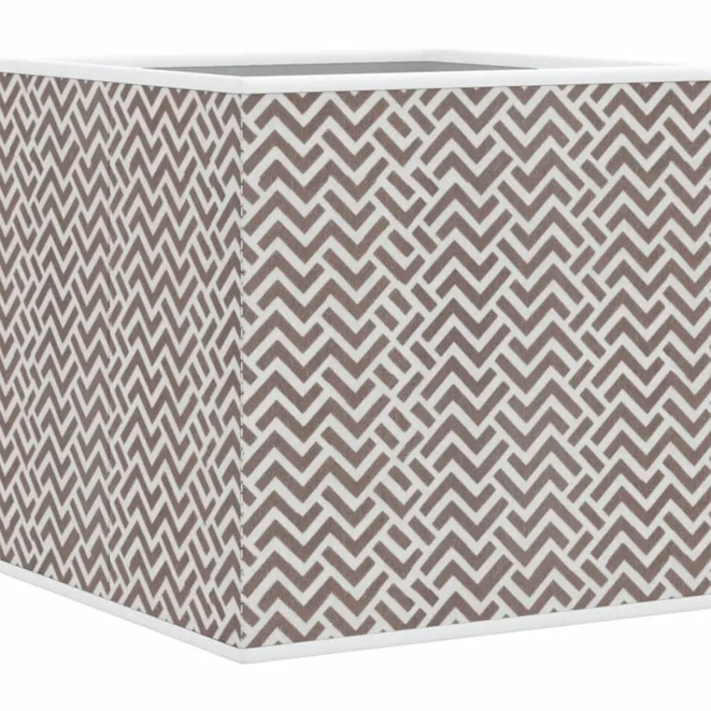 vidaXL Productos Del Hogar-Cajas almacenaje plegables 4 uds no tejida marrón 32x32x32 cm