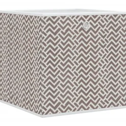 vidaXL Productos Del Hogar-Cajas almacenaje plegables 4 uds no tejida marrón 32x32x32 cm