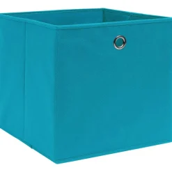 vidaXL Productos Del Hogar-Cajas de almacenaje 4 uds tela no tejida 28x28x28 cm