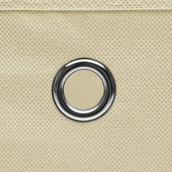 vidaXL Cajas de almacenaje 4 uds tela no tejida 28x28x28 cm Crema Hot