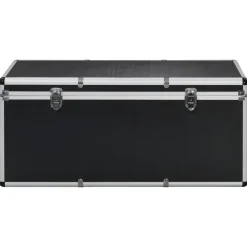 vidaXL Cajas de almacenamiento 3 unidades aluminio Negro Best