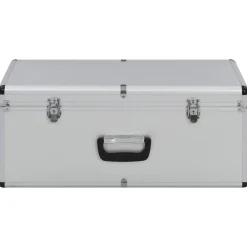 vidaXL Accesorios De Bricolaje-Cajas de almacenamiento 2 unidades aluminio