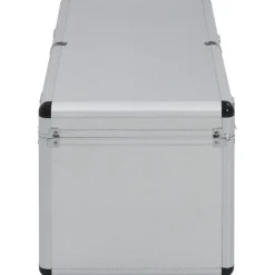 vidaXL Accesorios De Bricolaje-Cajas de almacenamiento 2 unidades aluminio