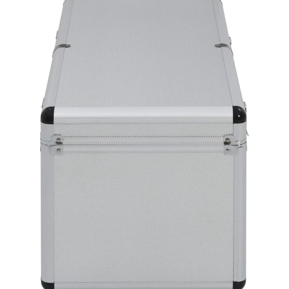 vidaXL Accesorios De Bricolaje-Cajas de almacenamiento 2 unidades aluminio