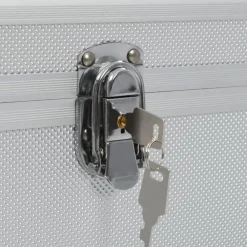 vidaXL Accesorios De Bricolaje-Cajas de almacenamiento 2 unidades aluminio