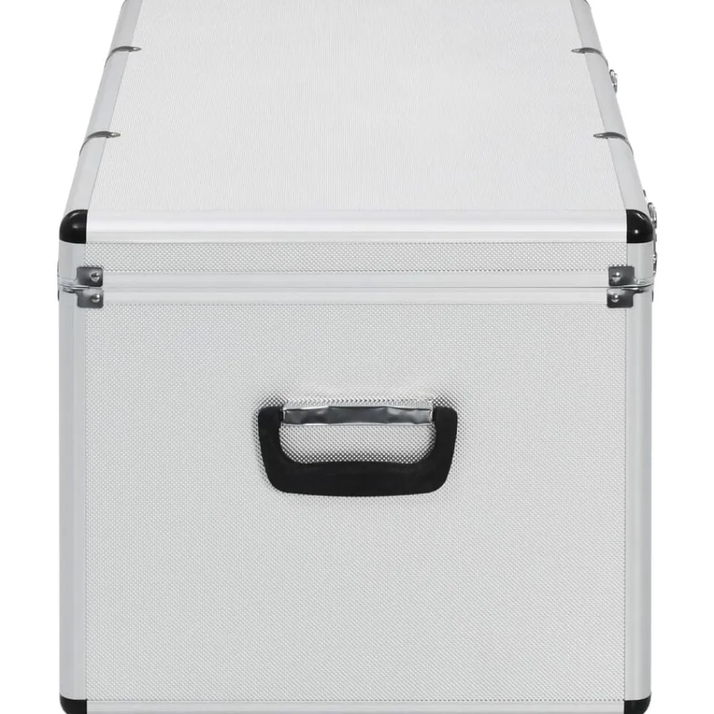 vidaXL Accesorios De Bricolaje-Cajas de almacenamiento 3 unidades aluminio
