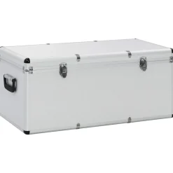 vidaXL Accesorios De Bricolaje-Cajas de almacenamiento 3 unidades aluminio