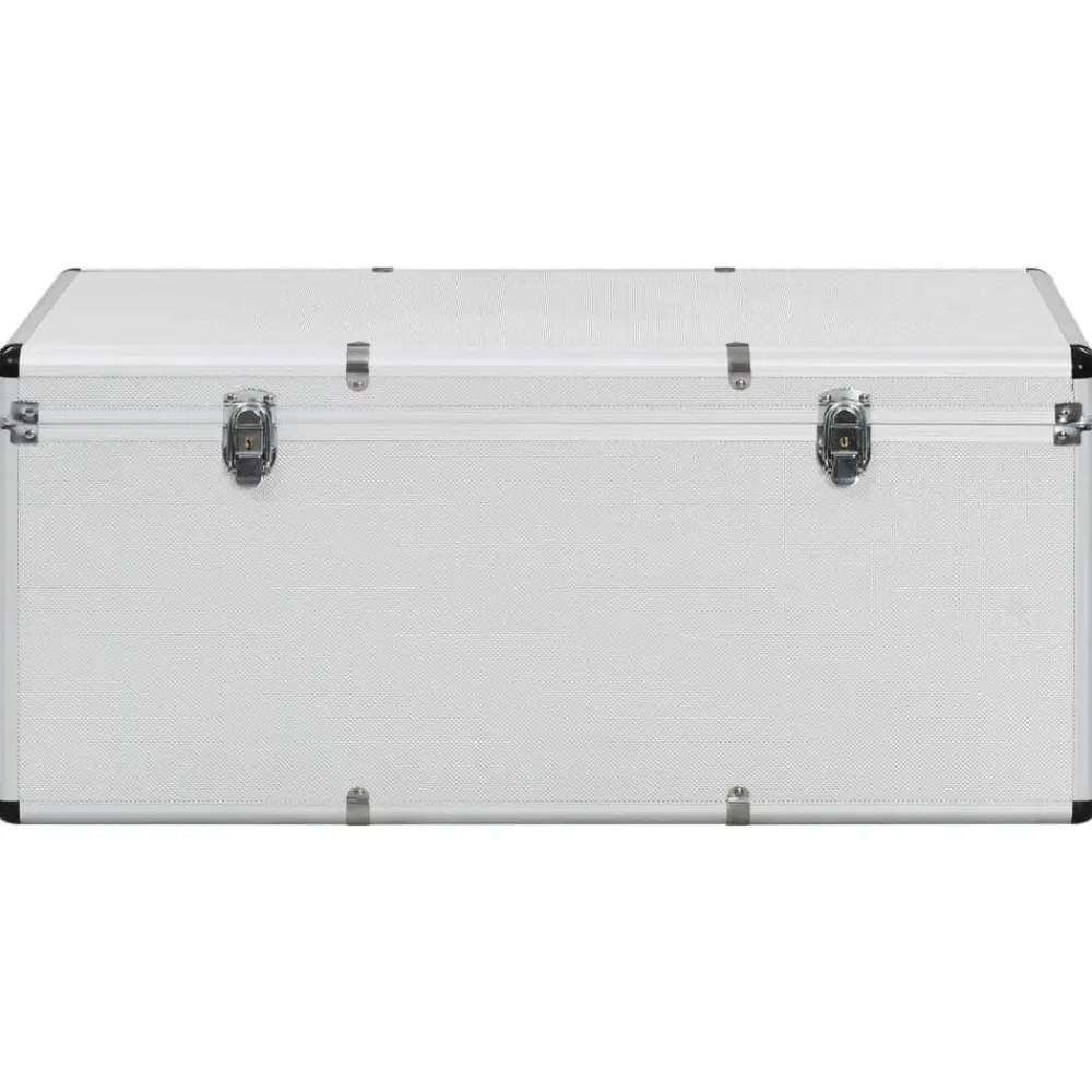 vidaXL Accesorios De Bricolaje-Cajas de almacenamiento 3 unidades aluminio