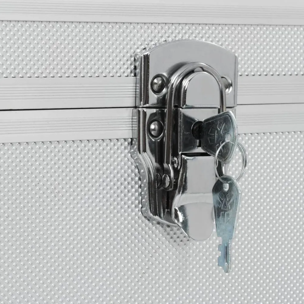 vidaXL Accesorios De Bricolaje-Cajas de almacenamiento 3 unidades aluminio