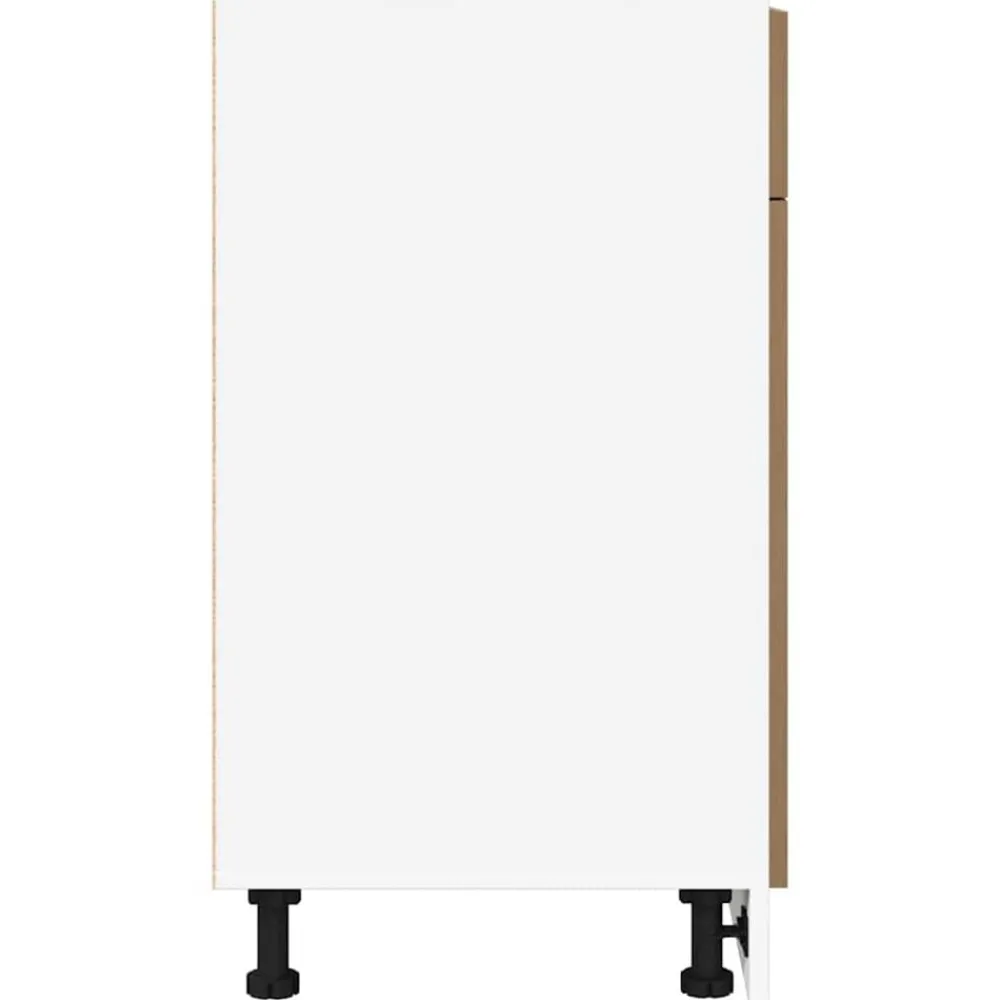 vidaXL Armarios Y Almacenamiento-Cajón bajo "Lyon" roble artesanal, 50x46x81,5 cm, madera de ingeniería