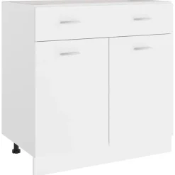 vidaXL Armarios Y Almacenamiento-Cajón inferior "Lyon" 80x46x81,5 cm Madera de ingeniería