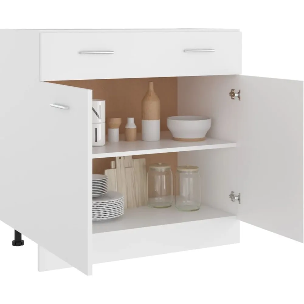 vidaXL Armarios Y Almacenamiento-Cajón inferior "Lyon" 80x46x81,5 cm Madera de ingeniería