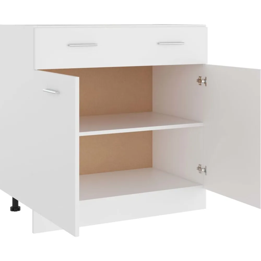 vidaXL Armarios Y Almacenamiento-Cajón inferior "Lyon" 80x46x81,5 cm Madera de ingeniería