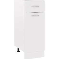 vidaXL Cajón inferior "Lyon" , 30 x 46 x 81,5 cm, madera de ingeniería Blanco Sale