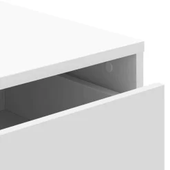 vidaXL Armarios Y Almacenamiento-Cajonera de esquina madera de ingeniería 40x41x58 cm