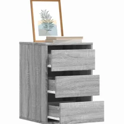 vidaXL Cajonera de esquina madera ingeniería 40x41x58 cm Gris sonoma Sale