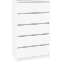 vidaXL Armarios Y Almacenamiento-Cajonera de madera contrachapada 60x36x103 cm