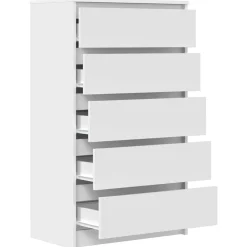 vidaXL Armarios Y Almacenamiento-Cajonera de madera contrachapada 60x36x103 cm