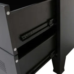 vidaXL Cajonera metálica de estilo industrial 78x40x93 cm Negro Clearance