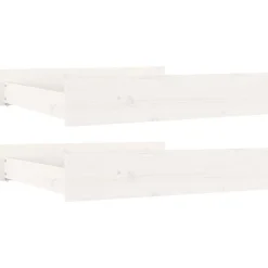 vidaXL Camas Y Accesorios-Cajones de cama 2 unidades madera maciza de pino