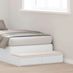 vidaXL Mesas-Cajones de cama 100 x 36,5 x 16,5 cm Madera de ingeniería