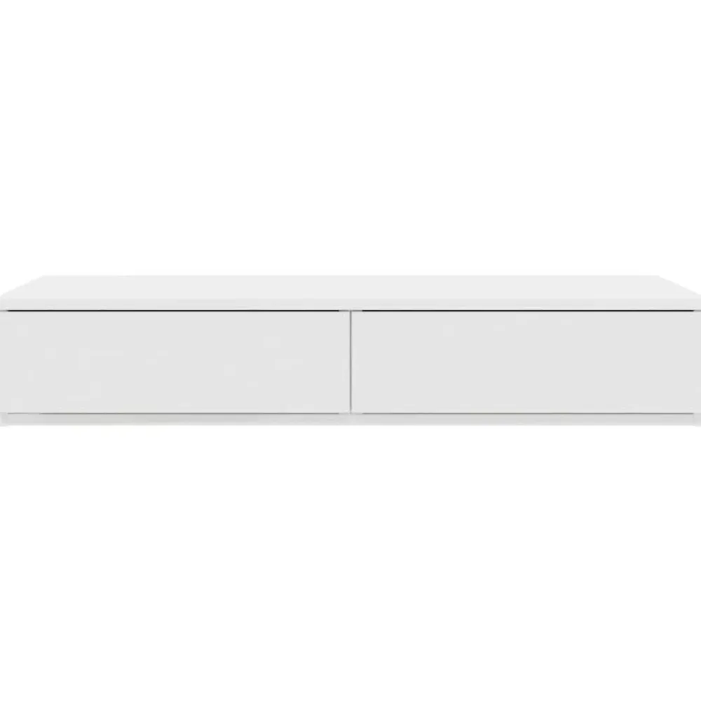 vidaXL Mesas-Cajones de cama 100 x 36,5 x 16,5 cm Madera de ingeniería
